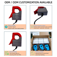 Transformateur de courant monophasé à noyau divisé portable YHDC SCT027H |   Prise audio avec capteur 160A |   UL94-V0 pour enroulement en cuivre