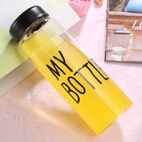 Bouteille de fitness esthétique et écologique en Tritan sans BPA de 1 L, anti-fuite, dégradé mat, avec couvercle en acier inoxydable