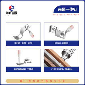 Clou intégré pour plafond métallique Dinglang, épaisseur 2 mm, type vis, pour la décoration de bâtiments - Product Image 4