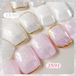 BORN PRETTY-<span class=keywords><strong>Vernis</strong></span> à ongles en <span class=keywords><strong>gel</strong></span> <span class=keywords><strong>blanc</strong></span> <span class=keywords><strong>laiteux</strong></span>, paillettes roses, imbibé de <span class=keywords><strong>gel</strong></span> UV, 10ml - Product Image 2