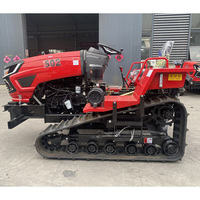 Mini-tracteur agricole 25-50 CV avec motoculteur rotatif, démarrage électrique, transmission 8F+2R, moteur de fertilisation