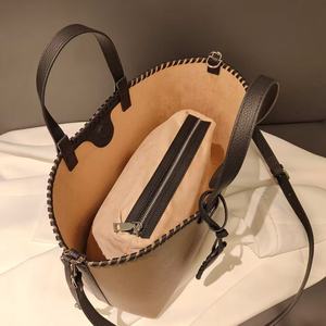 Trend Ürünler 2026 Lüks Bayan Hakiki Deri El Çantası Şık Kadın Tote Çantası Büyük Kapasiteli İç Cepli Çantalar - Product Image 4