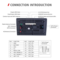 DPM6309S 9 "QLED Android Car Radio Stereo Player Wireless CarPlay Pantalla táctil Sistema multimedia con navegación Bluetooth DSP