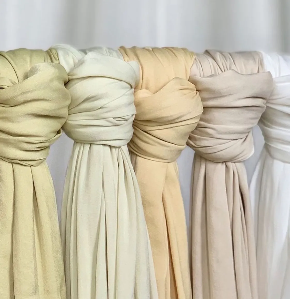 Bufanda de seda satinada personalizada para mujer, chal largo musulmán de terciopelo, venta al por mayor, China, GLS058
