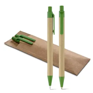 Set di matite Kraft, merchandising sostenibile - Product Image 1