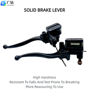 Bomba de Freno de Disco Hidráulica para Motocicleta y Scooter Eléctrico de <span class=keywords><strong>7</strong></span>/8'', Caliper de Freno Universal de Aluminio Negro GUANGZUAN para Triciclo - Product Image 4
