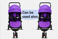 2021 mode jumeaux poussette pliable double bébé berceau 2 places avec plusieurs couleurs au choix