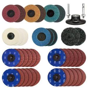 Juego de almohadillas de pulido Proxxon de 3 pulgadas para amoladora angular, discos de pulido de alúmina gruesa con adaptador de cambio rápido - Product Image 1