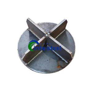 Ujung berongga terbuka 400 500 600 tutup tumpukan Q235 baja karbon ujung tumpukan kerucut - Product Image 2