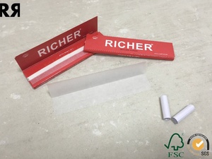 กระดาษมวนบุหรี่ริชเชอร์ ขนาดเดียว แพ็คสีแดง ผลิตในจีน - Product Image 2