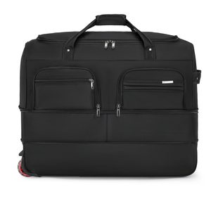 Travel Luggage Waterproof Foldable <strong>Trolley</strong> with Spinner Caster and Tote Handbag Backpack for Easy Mobility - Product Image 1