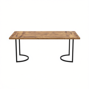 1PC 71 pollici grande tavolo da pranzo rettangolare in legno tavolo da cucina per 6-8 persone - Product Image 1