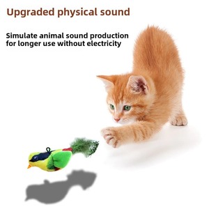 Juguete Interactivo de Alta Calidad para Mascotas, Juguete Colgante Retráctil para Pájaro, <span class=keywords><strong>Catnip</strong></span>, 1 Unidad, Aleatorio - Product Image 3