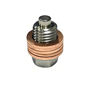 Tapón de drenaje de aceite cónico M 14 de alta calidad, acero inoxidable y Latón chapado en zinc con arandela de cobre fabricada según <span class=keywords><strong>DIN</strong></span> <span class=keywords><strong>906</strong></span> - Product Image 5