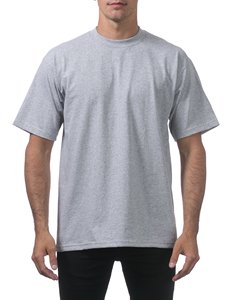 Neck Basic Tee Shirts T-shirt à manches courtes Crew Neck Soft T-shirt à manches courtes en coton épais pour hommes - Product Image 5