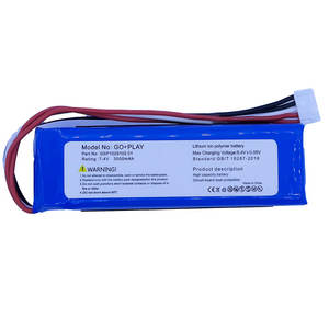 Go Play Batterie Li-ion de remplacement 7.4v 3000mAh pleine capacité Bataryasi pour Harman Kardon Rechargeable GSP1029102 01 Batera - Product Image 2