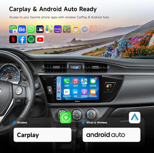 Radio de Coche <span class=keywords><strong>Dasaita</strong></span> de 10.2 Pulgadas con Android 13, Pantalla Táctil GPS, Navegación, 64 GB de ROM, Audio y Video para Toyota Corolla 11ª Generación 2014-2016 - Product Image 6