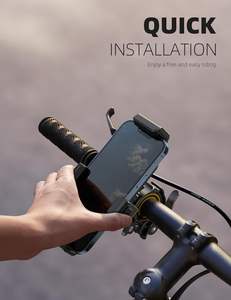 <span class=keywords><strong>Support</strong></span> de téléphone pour vélo Lamicall BP06 en ABS, réglable en hauteur, protection complète, <span class=keywords><strong>support</strong></span> de téléphone pour vélo, <span class=keywords><strong>support</strong></span> de téléphone pour guidon de vélo - Product Image 2