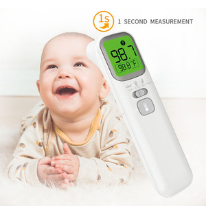 AOJ Thermomètre numérique auriculaire intelligent pour enfant Détecteur de fièvre <span class=keywords><strong>infrarouge</strong></span> <span class=keywords><strong>sans</strong></span> <span class=keywords><strong>contact</strong></span> frontal électrique Thermomètre auriculaire numérique Pistola - Product Image 5