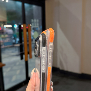 เคสโทรศัพท์กันกระแทกแบบใสสำหรับ iPhone 17 16 15 AIR PRO MAX กรอบด้านหลังแบบโปร่งใสเสริมแรงทำจาก TPU - Product Image 5