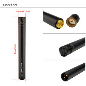 Soundmark K-150 hiệu suất cao hợp xướng ghi âm Micro độ nhạy cao hợp kim nhôm đen kết nối XLR chức năng tắt tiếng - Product Image 6