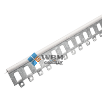 Supports de clips de plafond suspendus connecteur de clip de mur de cloison de conception à encliquetage facile robuste pour plafond commercial de bureau