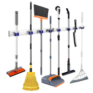 Soporte <span class=keywords><strong>de</strong></span> aluminio Vcan para escobas <span class=keywords><strong>de</strong></span> <span class=keywords><strong>pared</strong></span>, <span class=keywords><strong>organizador</strong></span> <span class=keywords><strong>de</strong></span> ganchos <span class=keywords><strong>de</strong></span> garaje <span class=keywords><strong>de</strong></span> montaje en <span class=keywords><strong>pared</strong></span> para soporte <span class=keywords><strong>de</strong></span> escoba <span class=keywords><strong>de</strong></span> jardín, <span class=keywords><strong>organizador</strong></span> <span class=keywords><strong>de</strong></span> <span class=keywords><strong>herramientas</strong></span> <span class=keywords><strong>de</strong></span> <span class=keywords><strong>pared</strong></span>, soporte para fregona - Product Image 1