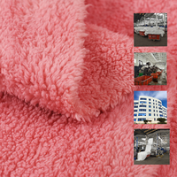 Tissu doux et abordable pour sweat à capuche, couverture brossée, flanelle, fourrure artificielle, tissu polaire pelucheux pour manteau et veste, tissu polaire brossé Sherpa
