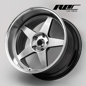 ล้อแม็ก Roc Flow Forming <span class=keywords><strong>ขอบ</strong></span>ลึก 4x100 5x114.3 5 ก้าน ลาย JDM ขนาด 15 16 17 18 นิ้ว สำหรับ Subaru WRX BRZ Civic RX-7 - Product Image 1