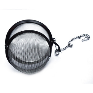 Stainless Steel Tea Strainer With Chain For Brewing Tea And Spices Polished Finish First Class Quality Yongkang Origin - Product Image 5