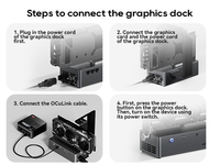 Station d'accueil EGPU AG03 : Double USB4 V2.0 (TB5), 80 Gbps, charge inversée 140 W, alimentation intégrée 800 W et prise en charge universelle des GPU.