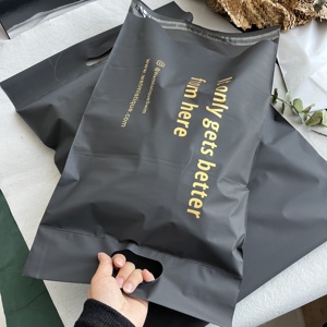 Sac d'expédition biodégradable, sac d'expédition imperméable avec poignée, sacs d'expédition en plastique pour l'emballage - Product Image 3
