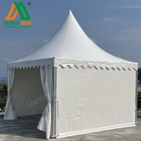 Tente de réception en aluminium, auvent extérieur, abri solaire de jardin, tentes pagode pour événements, expositions et sports - Imperméable et robuste