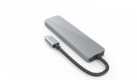 Hub Hc-13c 6 en 1, adaptateur de hub USB 3.0, lecteur de carte, charge rapide PD, hub USB-C pour ordinateur portable