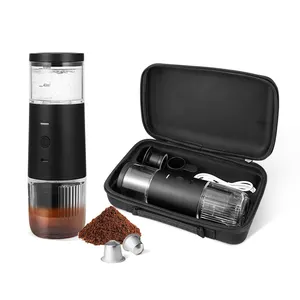 Prezzo all'ingrosso nuovo design travel car USB coffee on the go mini automatic espresso electric drip caffettiere portatili