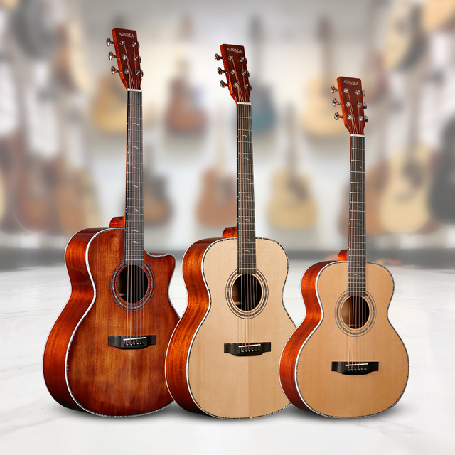 Factory-direct 36-inch Acoustic Guitar with Customisable Branding Solid Top Guitar 6 Strings HPL Fretboard Optional Pickup