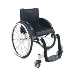 Модная Складная Спинка для улицы, алюминиевая легкая ручная инвалидная коляска для отдыха и спорта