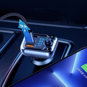 Nhà Máy T68 AUX Bluetooth không dây modulator Adapter USB + PD QC3.0 nhanh phí BT xe FM Đài phát thanh MP3 âm nhạc máy nghe nhạc FM Transmitter - Product Image 6