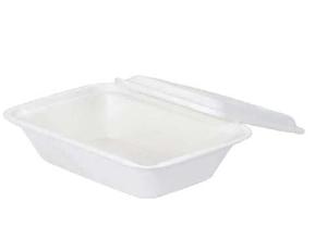 Contenitore Ecologico in Amido di Mais 26oz (750ml) con Coperchio, Biodegradabile, per Asporto, Contenitore per Alimenti Usa e Getta, Stile Casual - Product Image 1