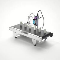 Auto Geïntegreerde Inkjet Printer Machine Tij Printer Datum Tijdcodering 1 Kop 12.7Mm Kleine Tij Inkjet Printer Met Transportband