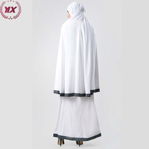 Vente en gros de femmes musulmanes islamiques Abaya ample Dubai Khimar Long Hijab <span class=keywords><strong>Jilbab</strong></span> Ensemble de prière Robe de prière - Product Image 4