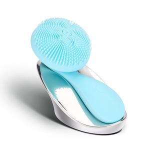 Cepillo de silicona ultrasónico portátil para masaje <span class=keywords><strong>Facial</strong></span>, cepillo de limpieza <span class=keywords><strong>Facial</strong></span> sónica para poros - Product Image 1