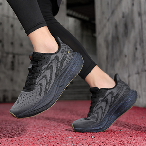 Scarpe da Corsa Moderne di Tendenza con Lacci, Suola Ammortizzata in EVA, Tessuto Traspirante con Motivo <span class=keywords><strong>a</strong></span> Onde, Dettagli Verde Menta - Product Image 5