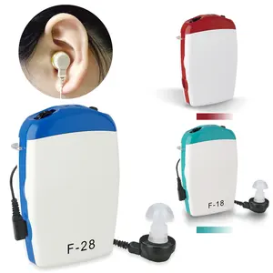 Alat bantu dengar saku dengan kualitas tinggi dijual 3 pin kabel alat bantu dengar