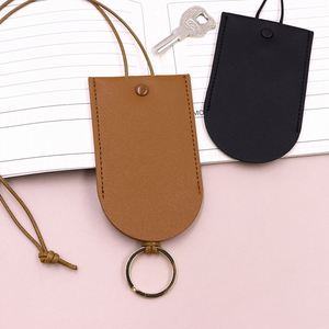Stocked Fashion Neck <b>Hanger</b> <b>Key</b> Holders PU Leather <b>Key</b> Case <b>Key</b> Pouch with Neck Lanyard for Daily Carry - Product Image 3