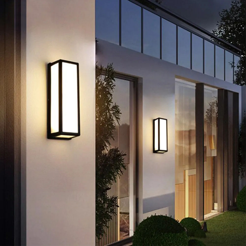Top Fashion Stick In Door Lamp Waterproof Lighting Yard Street With Motion Sensor Led Night Wall Light