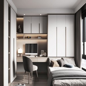 Letto Tatami con Mobile Integrato, Design per Camera da Letto dei Bambini, Letto in Legno Massello Multifunzionale con Scrivania e Ampio Spazio di Archiviazione - Product Image 6