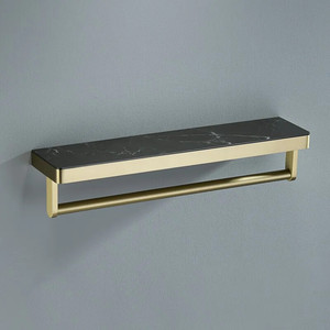 Luxury Wall Mounted <b>Bathroom</b> <b>Accessories</b> Brushed Gold Stainless Steel 4 Pieces Hardware Set - Product Image 4