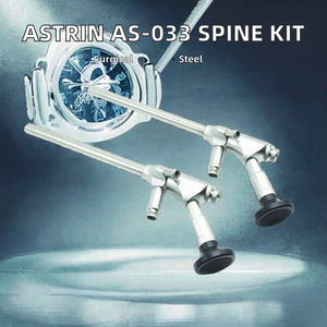Kit Quirúrgico Manual de Acero Inoxidable Grip Surgical AS-033 para Columna Interlaminar de 10 mm con Estándar de Seguridad MOL para Uso Hospitalario - Product Image 2