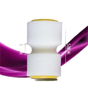 Brosse à rouleau <span class=keywords><strong>de</strong></span> <span class=keywords><strong>peinture</strong></span> en éponge 53mm <span class=keywords><strong>pour</strong></span> traitement <span class=keywords><strong>de</strong></span> <span class=keywords><strong>peinture</strong></span> sur tuyau avec poignée en <span class=keywords><strong>plastique</strong></span> <span class=keywords><strong>pour</strong></span> peindre tuyau en acier garniture <span class=keywords><strong>de</strong></span> porte - Product Image 2